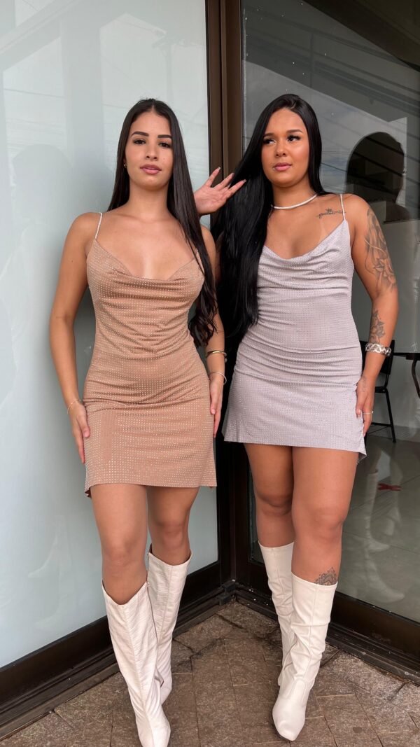 vestido cristal