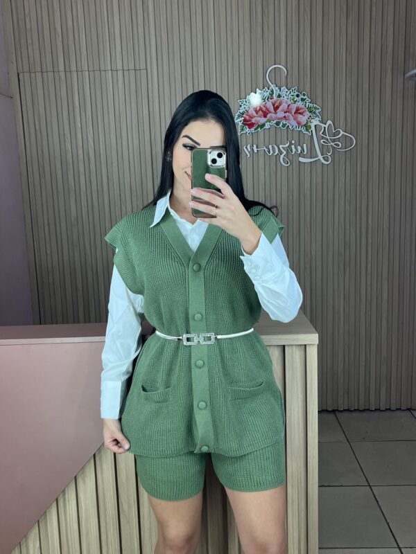 Conjunto de tricô